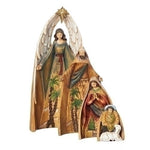 11"H 4 PC SET NESTING NATIVITY
