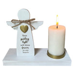 MEMORIAL ANGEL CANDLE HOLDER