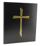 CEREMONIAL BINDER Series #02 BLACK Gold Foil Cross