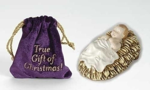 4" Baby Jesus in Pouch