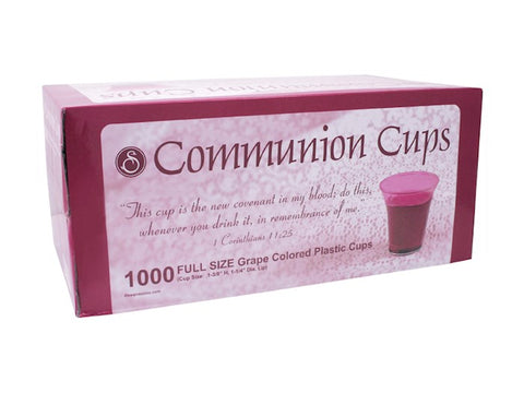 GRAPE COLOR COMMUNION CUPS (50pcs)