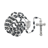 ROSARY HEMATITE OVAL BEAD