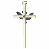 4"H Brass Confirmation Wall Cross