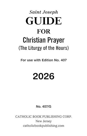 2026 GUIDE FOR CHRISTIAN PRAYER large print
