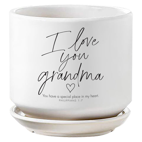 PLANTER - I LOVE YOU GRANDMA