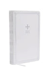 BIBLE NRSV GIFT EDITION WHITE LEATHERSOFT