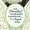 8.5" ANGEL WINGS MEMORIAL FRAME