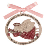 CRIB MEDAL BAPTISM GA PINK