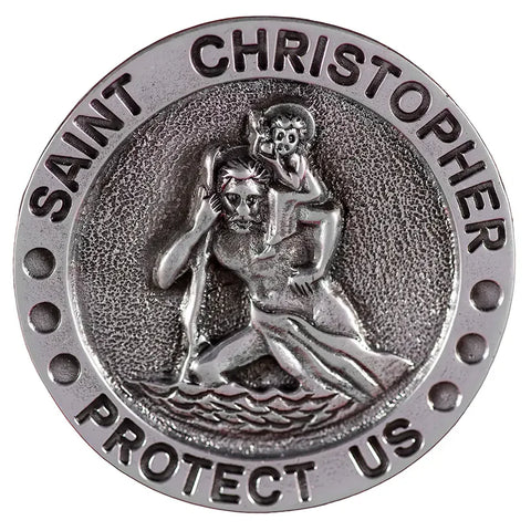 AUTO VISOR CLIP St. Christopher Protect Us