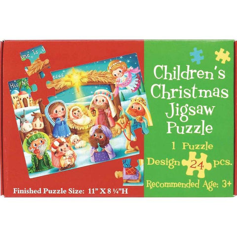 Childrens Christmas Jigsaw Nativity 24 Pc Puzzle