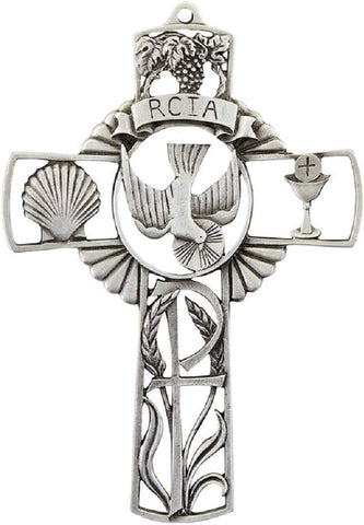 5H" RCIA CROSS - PEWTER