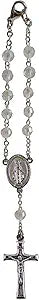 BIRTHSTONE CAR ROSARY - APRIL