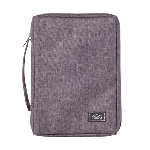 BIBLE COVER GREY