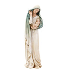 STATUE MADONNA AND CHILD 12" RESIN