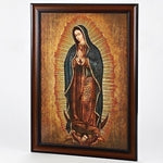 27"H OUR LADY OF GUADALUPE FRAMED ART