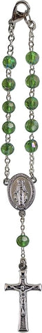 BIRTHSTONE CAR ROSARY - MAY