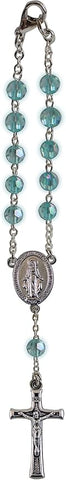 BIRTHSTONE CAR ROSARY - DECEMBER