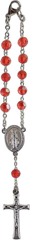 BIRTHSTONE CAR ROSARY - JULY