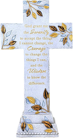 TABLE CROSS SERENITY PRAYER