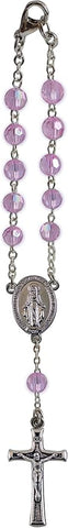 BIRTHSTONE CAR ROSARY - JUNE