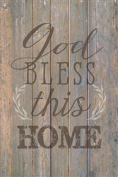 Plaque-God Bless This Home