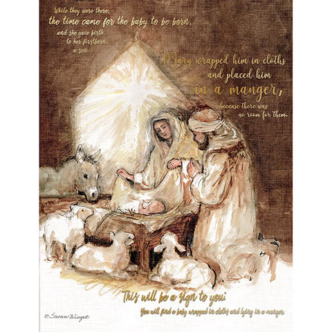 BOXED CHRISTMAS CARDS Away In A Manger