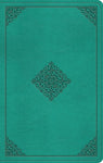 BIBLE ESV THINLINE TEAL