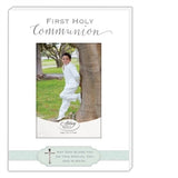 WHITE FIRST HOLY COMMUNION FRAME - Teal/Boy