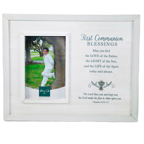 FRAME BAPTISM BLESSINGS W EASEL