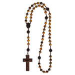 Tiger Eye/Jujube Wood Rosary - 6mm