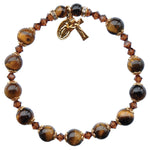 Rosary Bracelet Tiger Eye 8mm