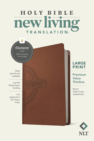 BIBLE NEW LIVING TTRANSLATION  LARGE PRINT PREMIUM VALUE THINLINE