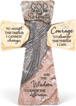 TABLETOP CROSS- SERENITY PRAYER