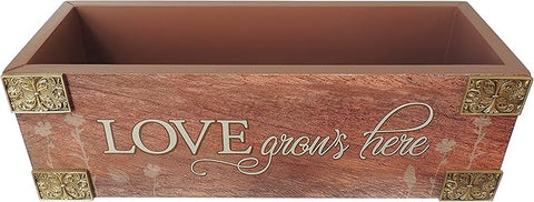 LOVE GROWS HERE Plant Box