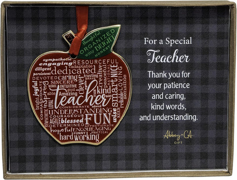 TEACHER APPLE ORNAMENT