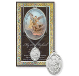 St Michael Medal Pewter
