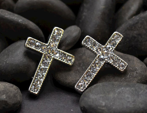 Earrings-Cross-Stud