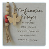 Prayer Plaque with Beads-Confirmation