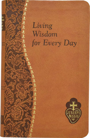 LIVING WISDOM FOR EVERY DAY - Tan Imitation Leather
