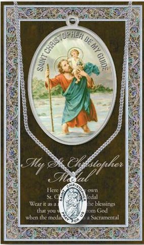 St. Christopher Medal Pewter