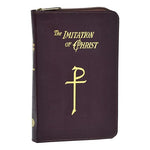 IMITATION of CHRIST BONDED LEATHER ZIP Burgundy