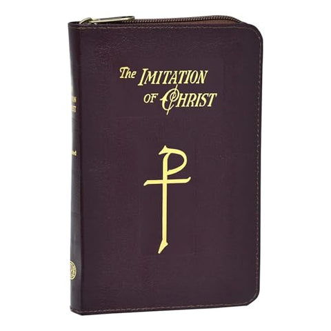 IMITATION of CHRIST BONDED LEATHER ZIP Burgundy