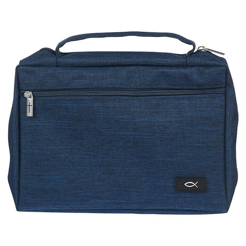 Bible Cover-Navy Blue-Medium