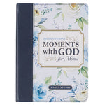 Devotional-Moments With God For Moms-Faux Leather