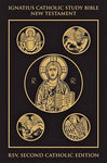 New Testament RSV CATHOLIC Ignatius Study PAPERBACK Black ICONS