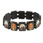 Saint Benedict Wood Bracelet