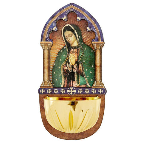 Our Lady Of Guadalupe Holy Water Font