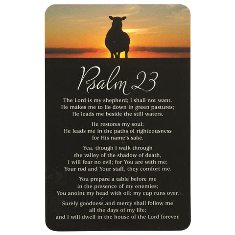 PSALM 23 PRAYER CARD