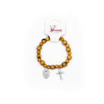 Bracelet with Medal and Cross