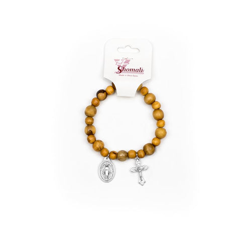 Bracelet with Medal and Cross